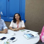 Reunião realizada na SEJUC – Secretaria da Juventude, com a presença da Secretária da Juventude Divaneide Brasilinio, Josileide Silveira e Jailson Morais, no dia 03/03/2015.