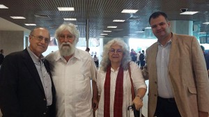 Moacir Gadotti (IPF), Leonardo Boff (teólogo) e sua esposa Márcia Miranda e Alexandre Munck (IPF)