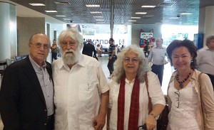 Moacir Gadotti (IPF); Leonardo Boff (teólogo) e sua esposa Márcia Miranda e Francisca Pini (IPF)