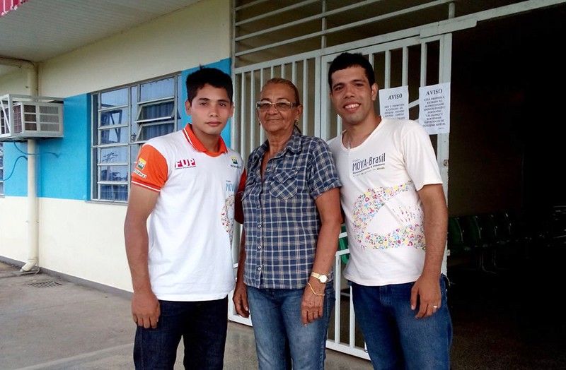 GERALDO SOUZA COORDENADOR LOCAL DE CAREIRO DA VÁRZEA, LAURA GUEDES GESTORA E DEYWISON SOUZA PEDAGÓGICO