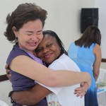 Fran Pini e educanda Maria Batista