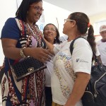 Professora Edite e educandas