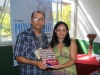 Gildo Almeida (articulador social) e Maria Oliveira (coordenadora do polo)