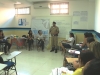 Jair Santos, parceiro local, em reunião com turma de Flaviane