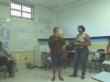 Reunião semanal com turma de Flaviane