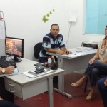 Reunião realizada no Albergue para Pessoas em Situação de Rua com a equipe multidisciplinar: Ediney Franciberger, Maria Celia da Silva Costa, Ana Angelica Bessa, Jailson Morais e Josileide Silveira no dia 19/03/2015.