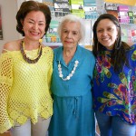 Fran Pini (IPF), Margarida Genevois e Janaina Abreu (IPF)