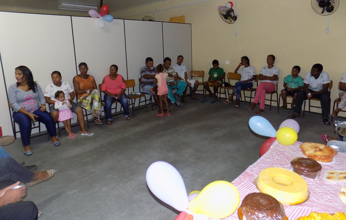 Festa Comunitária da turma da Sede de Indiaroba, da monitora Elaine