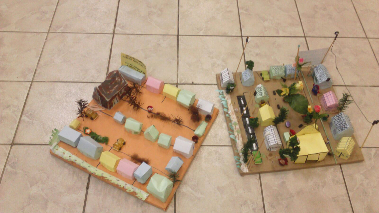 Maquete de Leitura do Mundo.