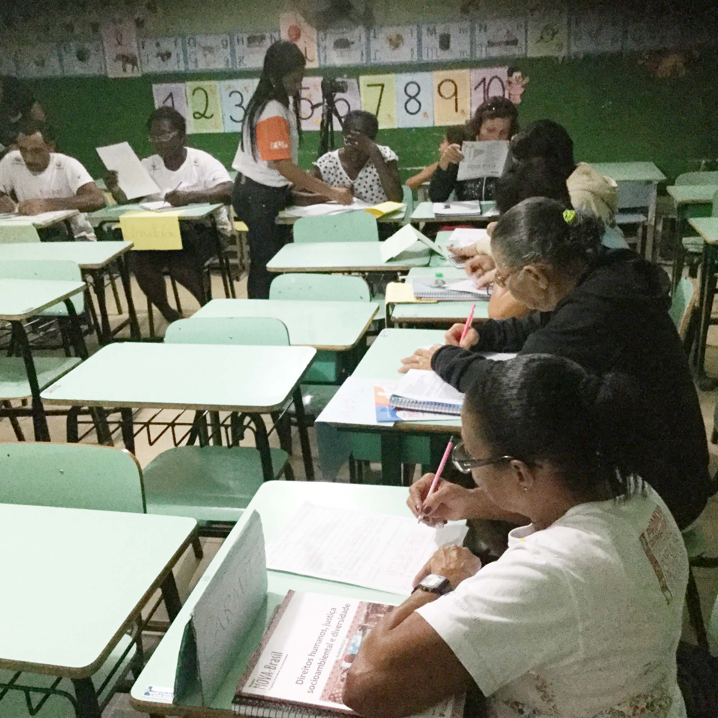Turma da monitora Pâmela de Sousa.